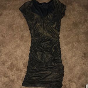 Tight metallic dress